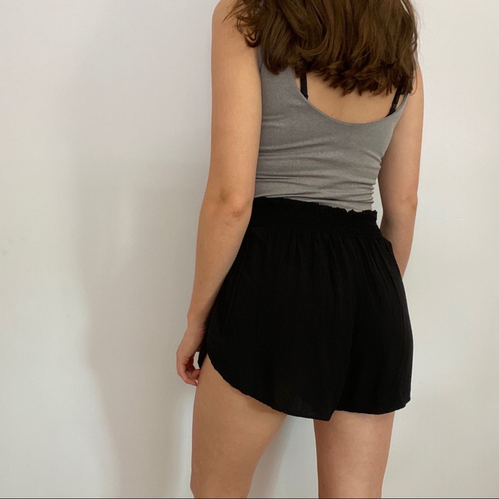 LAST ONE!! Black Shorts with Front Tie - Picture 6 of 6